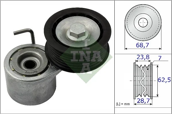 Napinaci rameno, zebrovany klinovy remen Schaeffler INA 534048710