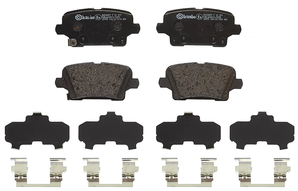 Sada brzdových destiček, kotoučová brzda BREMBO P59097