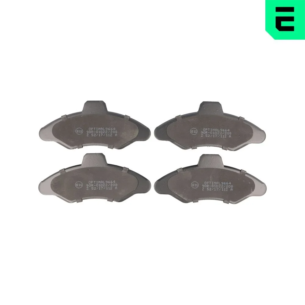 Sada brzdových destiček, kotoučová brzda OPTIMAL BP-09664