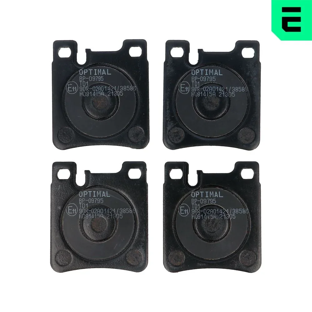 Sada brzdových destiček, kotoučová brzda OPTIMAL BP-09795
