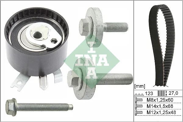 ozubení,sada rozvodového řemene Schaeffler INA 530019710