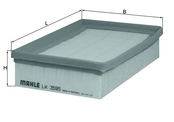 Vzduchový filtr MAHLE LX3595