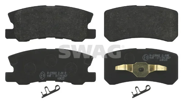 Sada brzdových destiček, kotoučová brzda SWAG 80916583