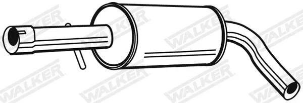Stredni tlumic vyfuku WALKER 22719 – OE 8N0253209D