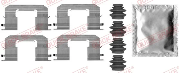 Sada prislusenstvi, oblozeni kotoucove brzdy QUICK BRAKE 109-0006