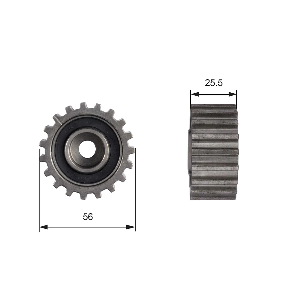 Vratna/vodici kladka, ozubeny remen GATES T42000 – OE 7053802