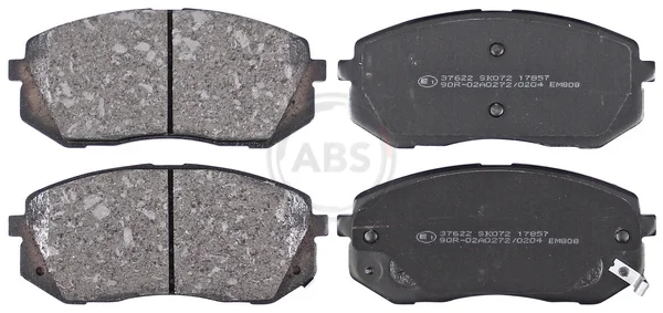 Sada brzdových destiček, kotoučová brzda A.B.S. 37622 Sada brzdových destiček, kotoučová brzda A.B.S. 37622