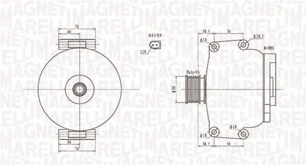generátor MAGNETI MARELLI 063731908010