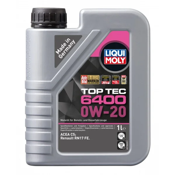 Motorový olej top tec 6400 0w-20 LIQUI MOLY 21584