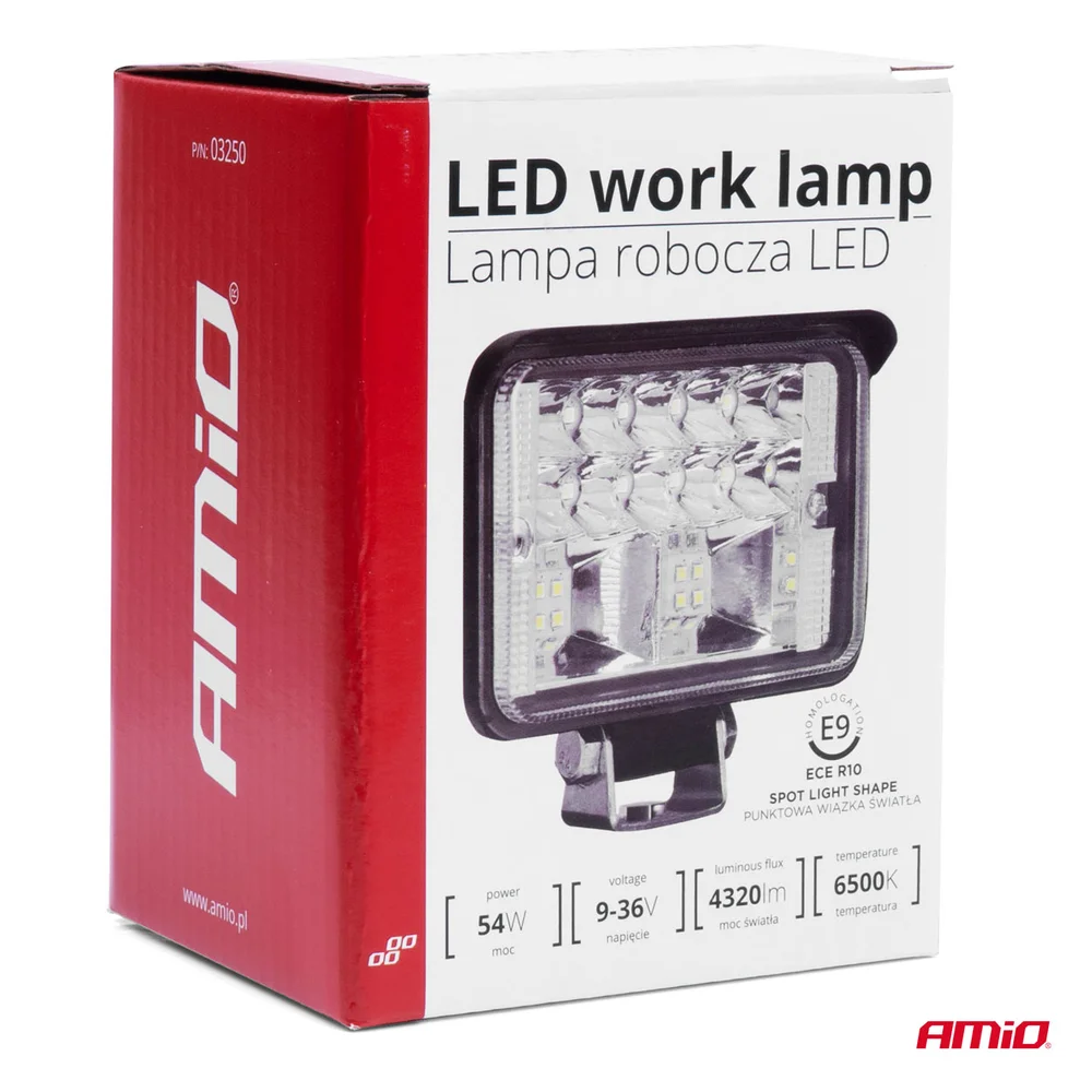 HALOGENOVÁ LED PRACOVNÍ LAMPA VYHLEDÁVÁNÍ AWL39 AMIO 03250 - Obrázek 4