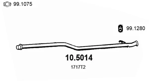 Střední část výfuku STARLINE 16.36.430