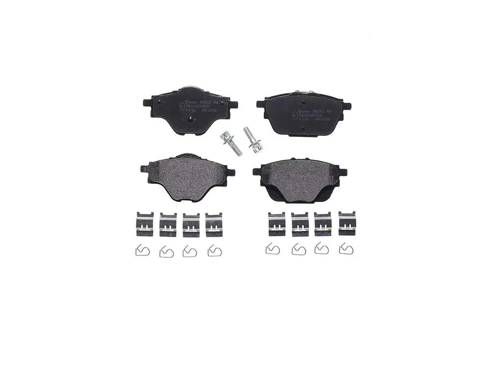 Sada brzdových destiček, kotoučová brzda BREMBO P61124