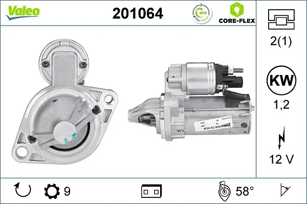 Startér VALEO 201064