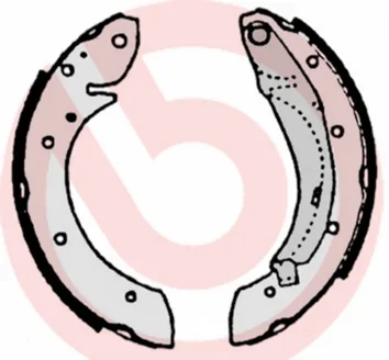 Sada brzdových čelistí BREMBO S61522