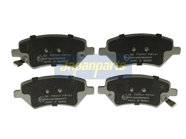 Sada brzdových destiček, kotoučová brzda JAPANPARTS PA-022AF