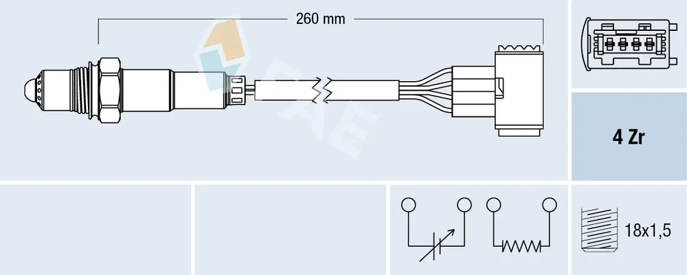 Lambda sonda FAE 77389
