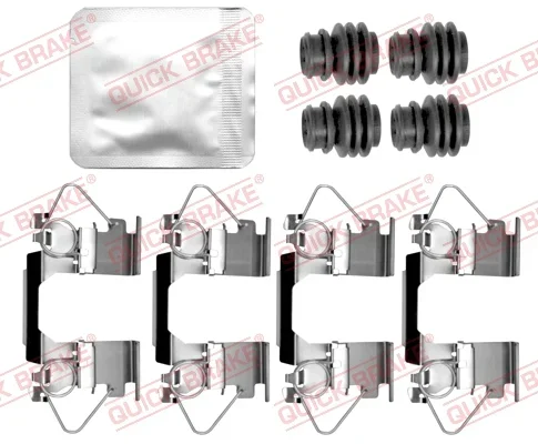 Sada prislusenstvi, oblozeni kotoucove brzdy QUICK BRAKE 109-0091
