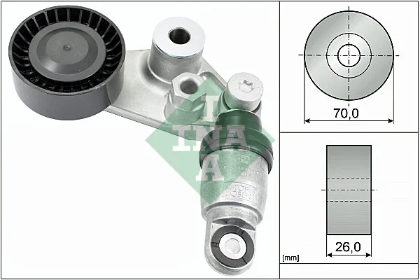 Napinaci rameno, zebrovany klinovy remen Schaeffler INA 534029710