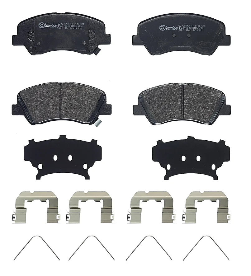 Sada brzdových destiček, kotoučová brzda BREMBO P30122
