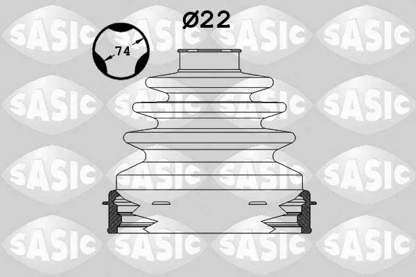 Sada měchů, hnací hřídel SASIC 1904005 – OE 7701207258 Sada měchů, hnací hřídel SASIC 1904005 – OE 7701207258