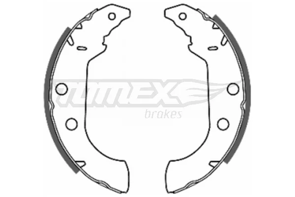 Sada brzdových čelistí Tomex Brakes TX20-67