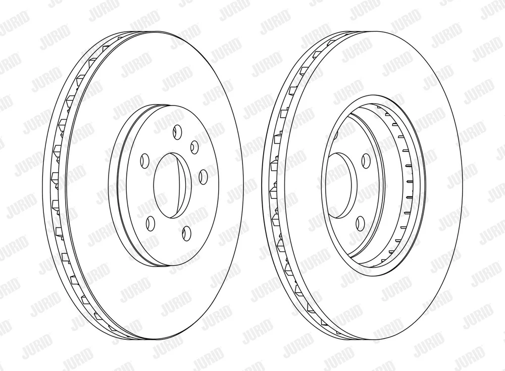 Brzdový kotouč JURID 562511JC-1 – OE 8K0615301A