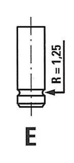 Výfukový ventil FRECCIA R6594/RNT – OE 13202-AU300