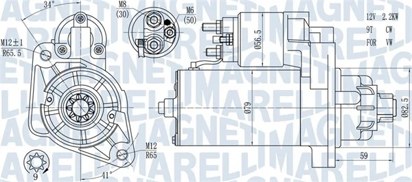 Startér MAGNETI MARELLI 063721378010