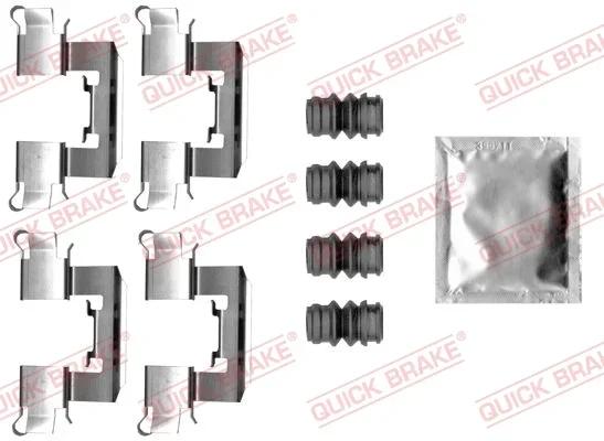 Sada prislusenstvi, oblozeni kotoucove brzdy QUICK BRAKE 109-0062