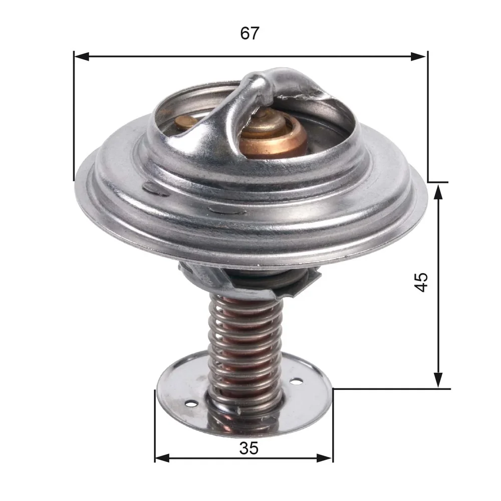Termostat, chladivo GATES TH45682G1