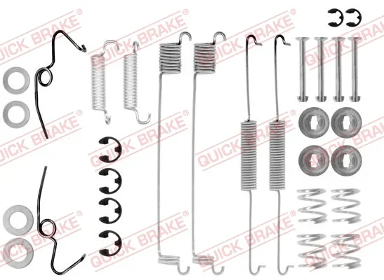 Sada příslušenství, brzdové čelisti QUICK BRAKE 105-0641 Sada příslušenství, brzdové čelisti QUICK BRAKE 105-0641