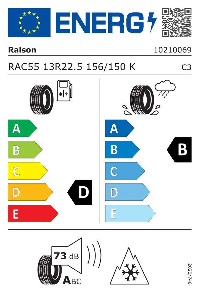 13R22.5 CRN RAC55 RALSON 13R22.5CRNRAC55