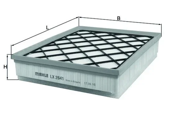 Vzduchový filtr KNECHT LX2641