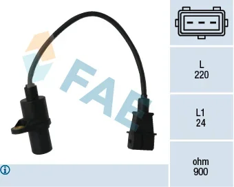 Snímač počtu otáček, řízení motoru FAE 79049 Snímač počtu otáček, řízení motoru FAE 79049