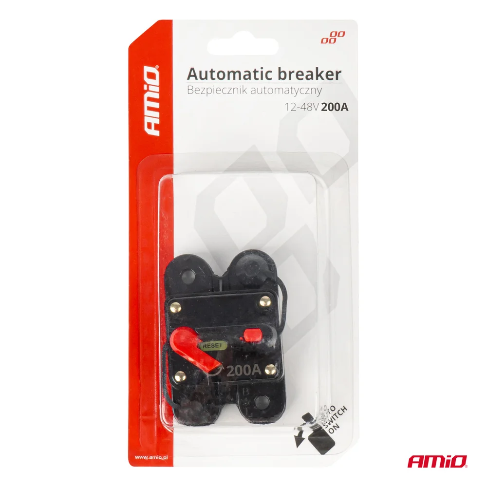 Automatická autopojistka 12-48V 200A AMIO-03830 - Obrázek 5