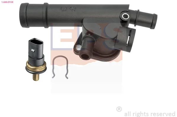 Pouzdro termostatu EPS 1.660.015K – OE 038121132D