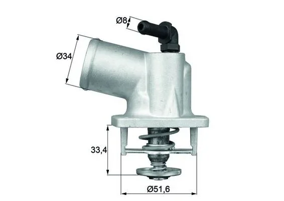 Termostat, chladivo MAHLE TI5492D