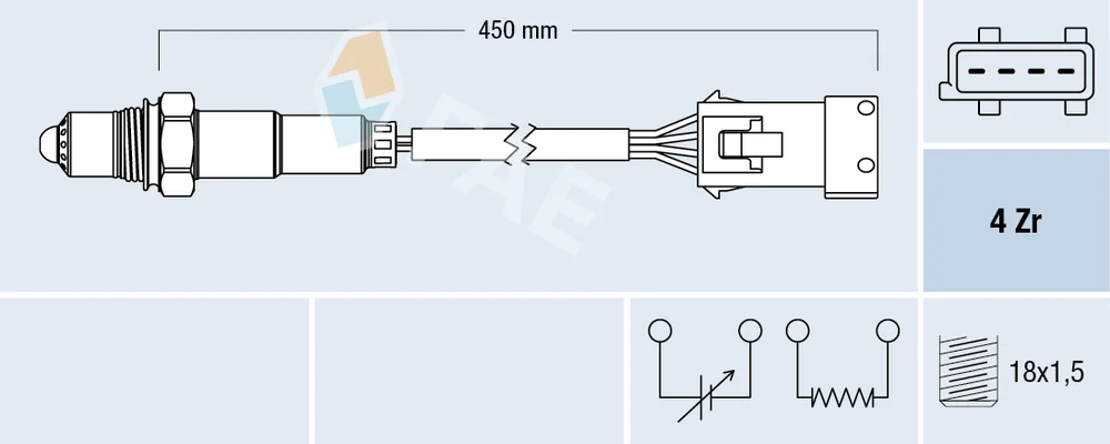 Lambda sonda FAE 77433