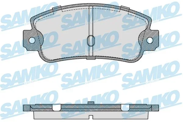 Sada brzdových destiček, kotoučová brzda SAMKO 5SP106