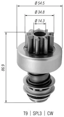 Pastorek, startér MAGNETI MARELLI 940113020380 Pastorek, startér MAGNETI MARELLI 940113020380