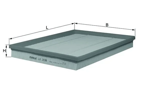 Vzduchový filtr KNECHT LX2036