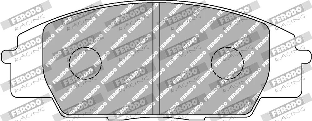Sada brzdových destiček, kotoučová brzda FERODO RACING FCP1444R