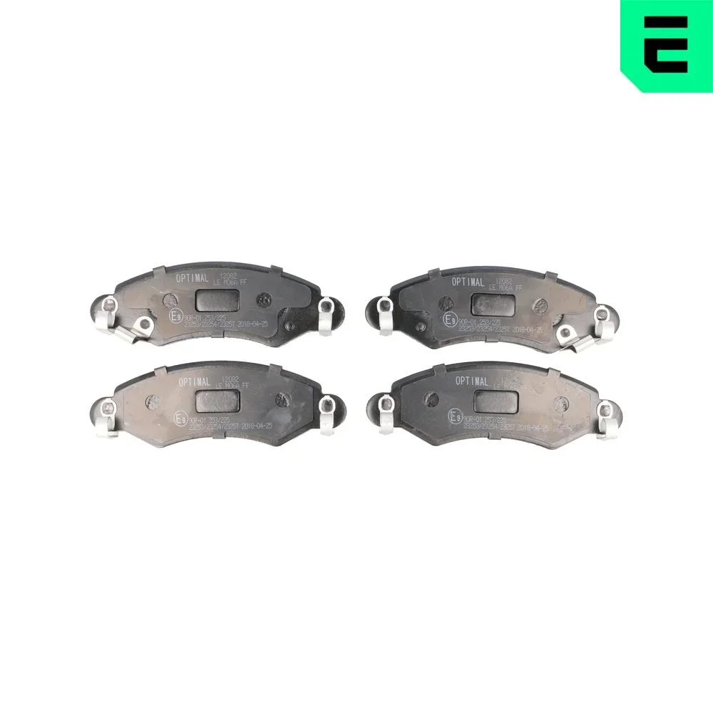 Sada brzdových destiček, kotoučová brzda OPTIMAL BP-12082 Sada brzdových destiček, kotoučová brzda OPTIMAL BP-12082