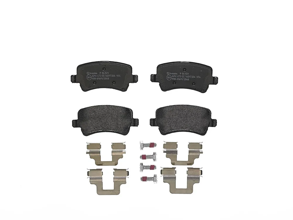 Sada brzdových destiček, kotoučová brzda BREMBO P86021