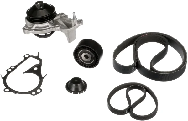 Vodní pumpa + klínový žebrový řemen GATES KP16PK848SF