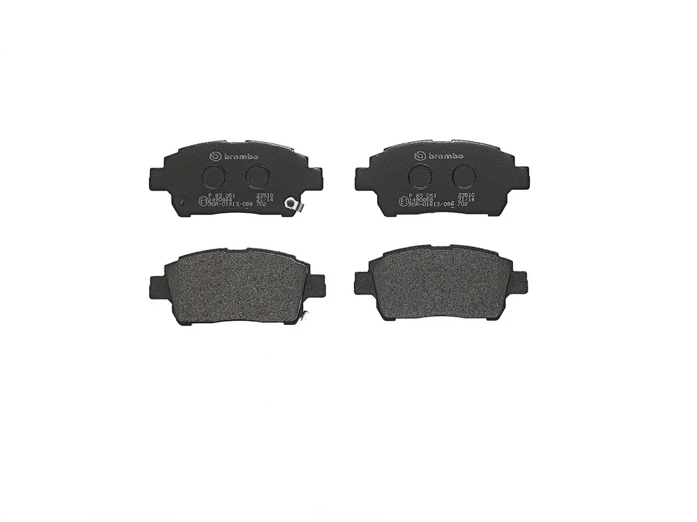 Sada brzdových destiček, kotoučová brzda BREMBO P83051