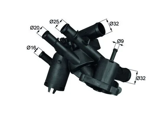 Termostat, chladivo MAHLE TM4109 – OE 032121111CF