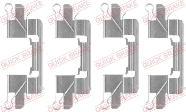 Sada prislusenstvi, oblozeni kotoucove brzdy QUICK BRAKE 109-1769