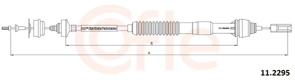 Tazne lanko, ovladani spojky COFLE 11.2295 – OE 2150R1 Tazne lanko, ovladani spojky COFLE 11.2295 – OE 2150R1