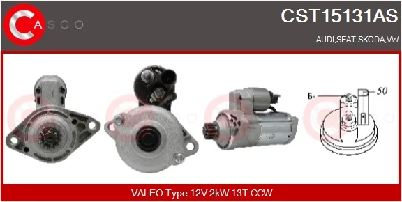 Startér CASCO CST15131AS